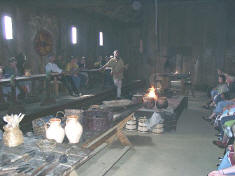 Der H�uptlingshof - Innenansicht