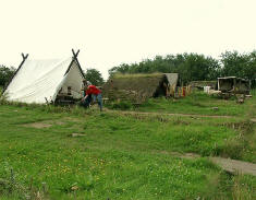 Szene vom Marktplatz, anno 720